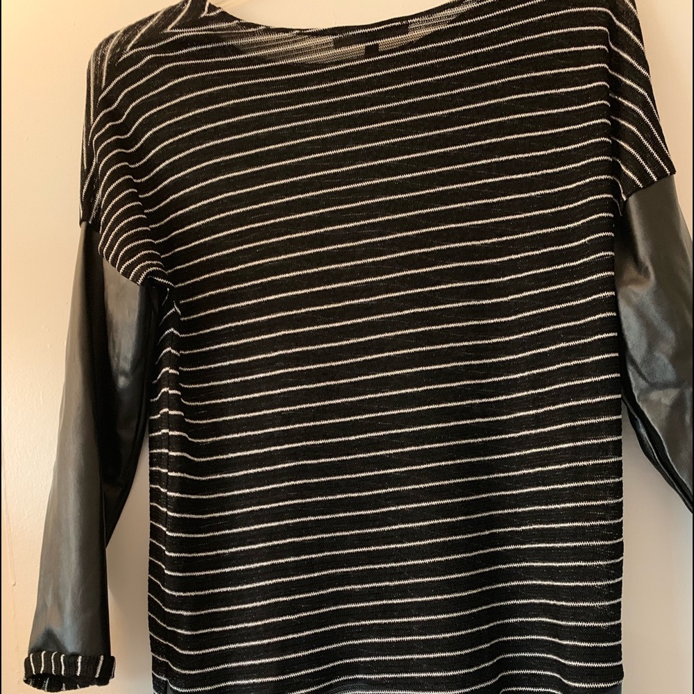 Black and Silver long-sleeve
